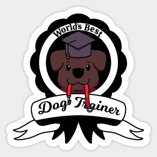 World’s Best Dog Trainer Sticker